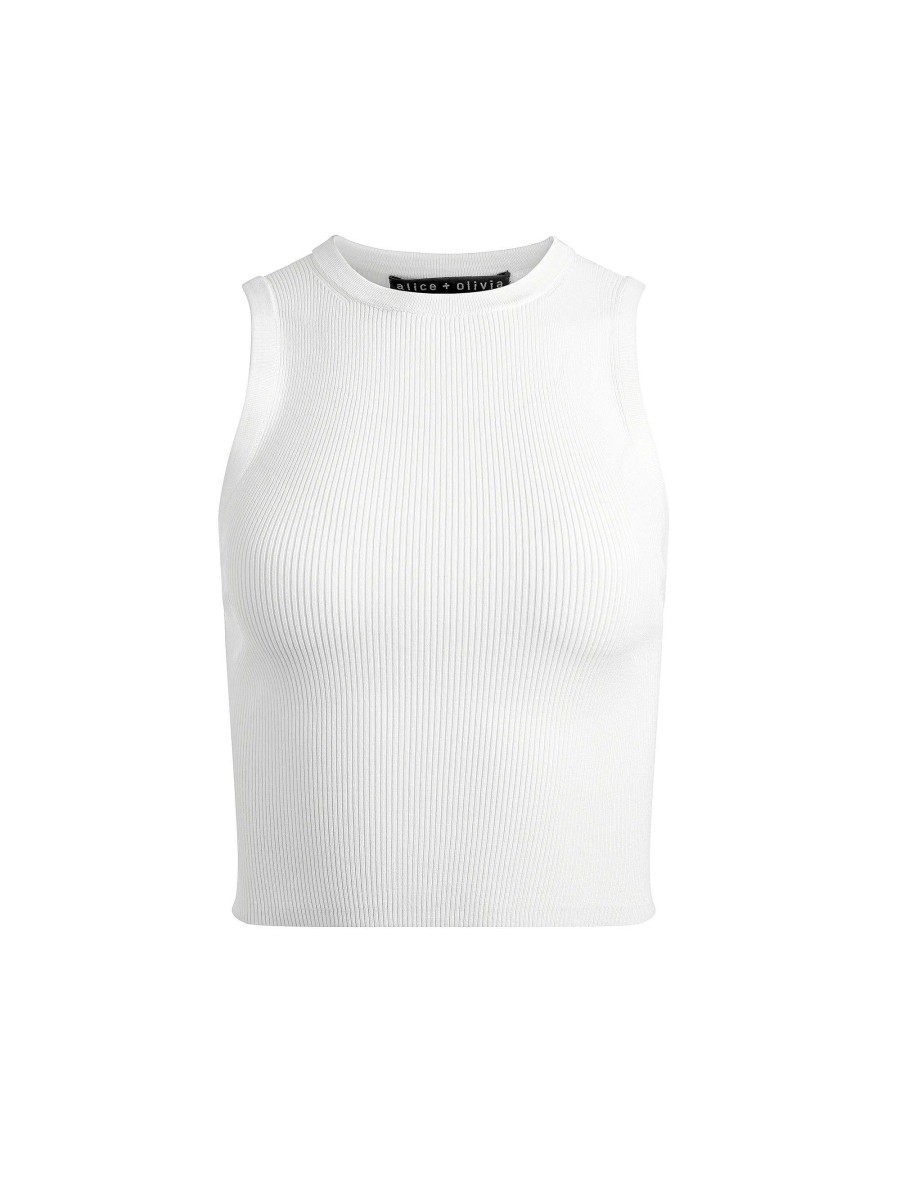 Alice and Olivia Tonita Ribbed Tank | Tops