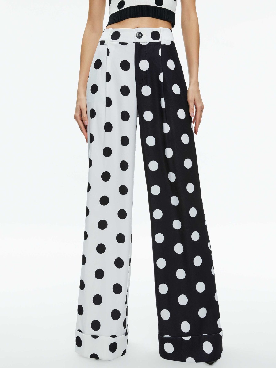 Alice and Olivia Tomasa Cuffed Trouser | Pants