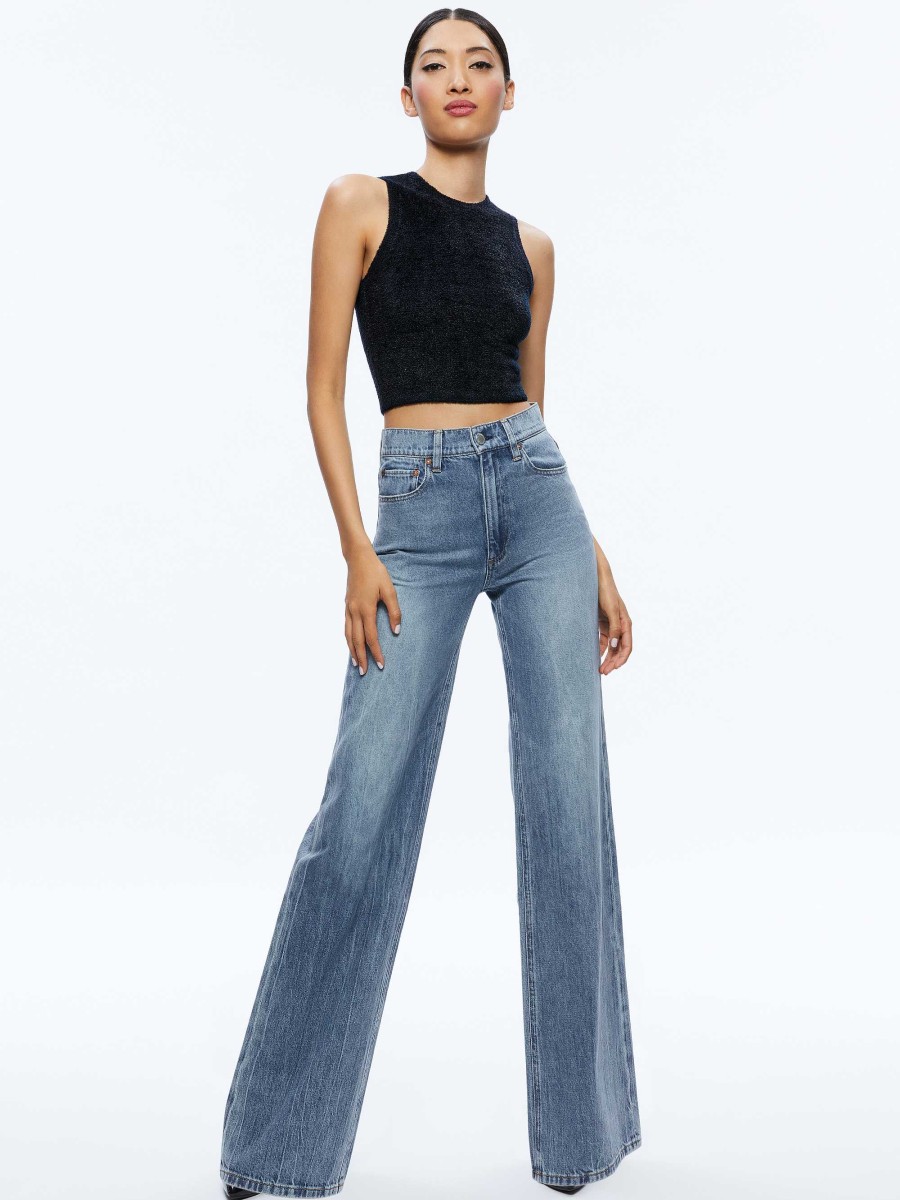 Alice and Olivia Weezy Full Length Jean | Pants