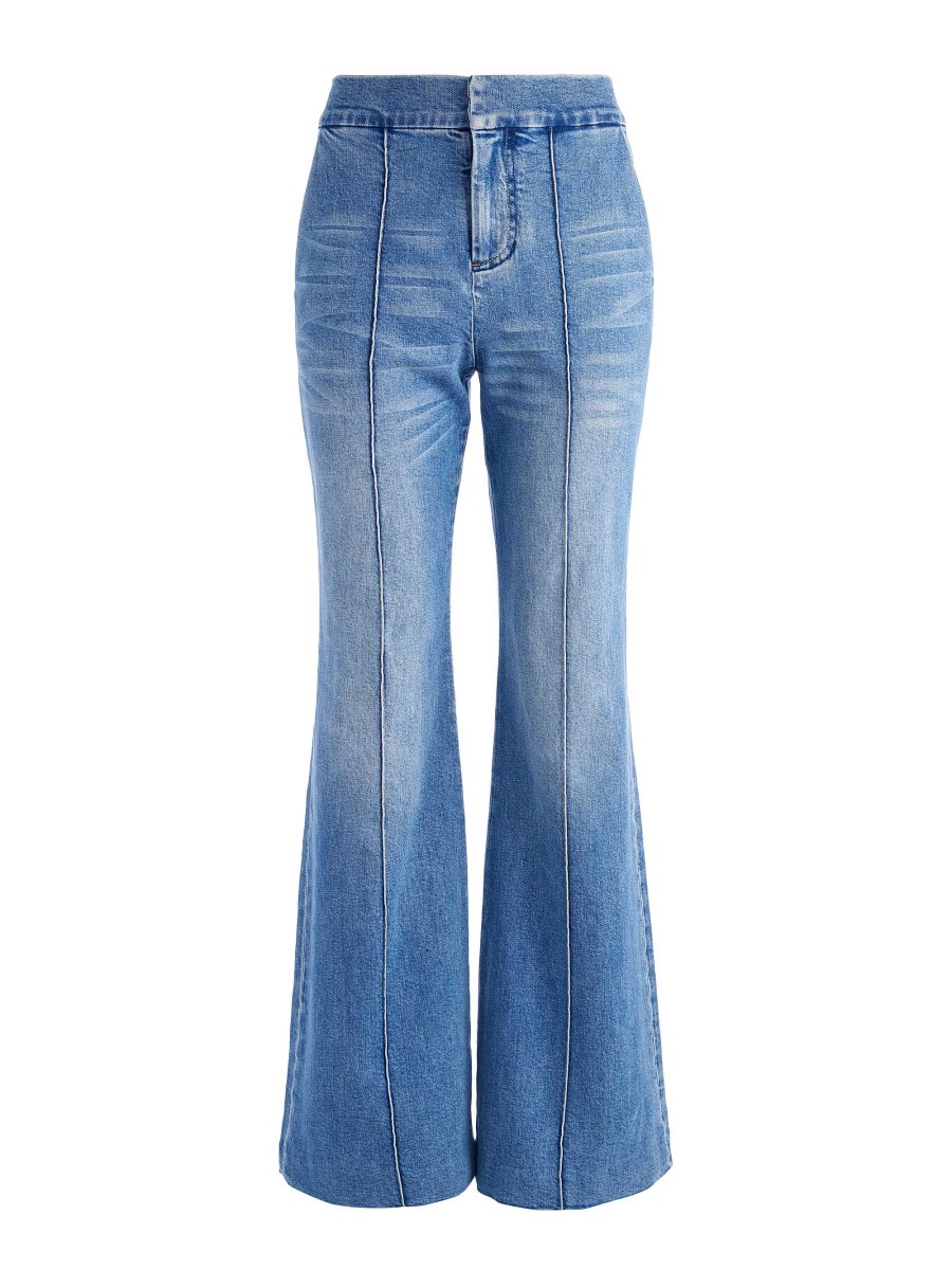 Alice and Olivia Dylan High Waisted Wide Leg Jean | Pants