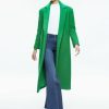 Alice and Olivia Jimmy Oversized Coat With Long Lapel | Jackets + Coats