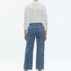 Alice and Olivia Weezy Quilted Embellished Cropped Mid Rise Jean | Pants