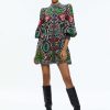 Alice and Olivia Bertha Blouson Sleeve Mini Dress | Dresses