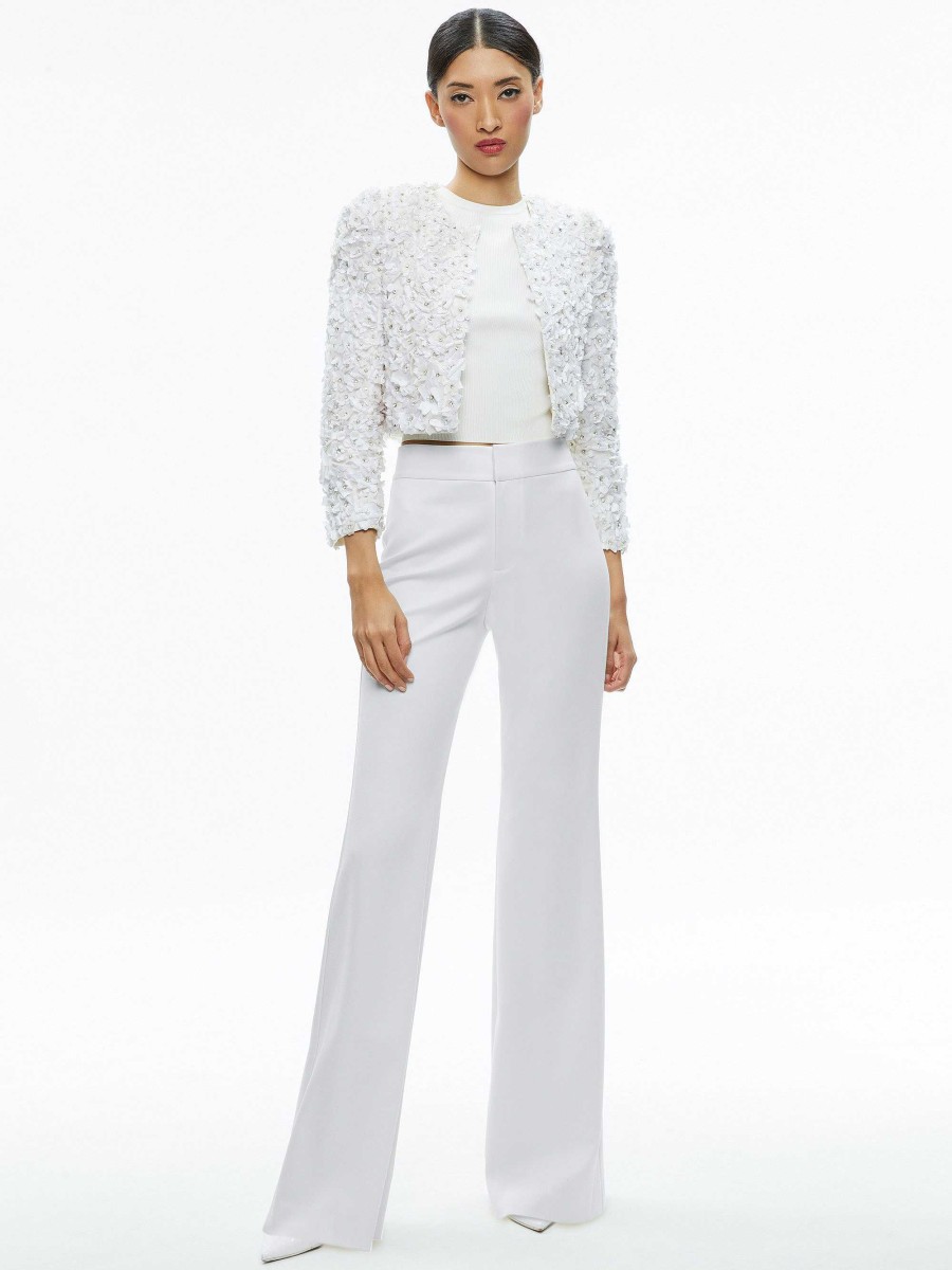 Alice and Olivia Domenica Embellished Mini Gown + Lorna Embellished Cropped Jacket | Matching Sets