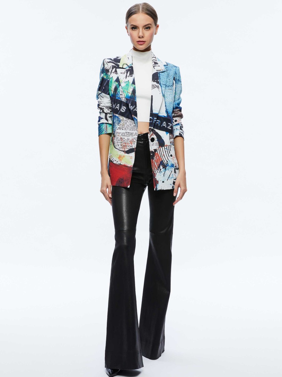 Alice and Olivia A+O X Basquiat Denny Blazer | Jackets + Coats