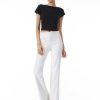 Alice and Olivia Olivia Vegan Leather Bootcut Pant | Pants