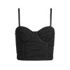 Alice and Olivia Damia Ruched Bustier Top | Tops