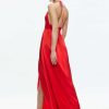 Alice and Olivia Hannah Deep V-Neck Scarf Maxi Dress | Dresses