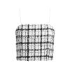 Alice and Olivia Ceresi Tweed Crop Top | Tops