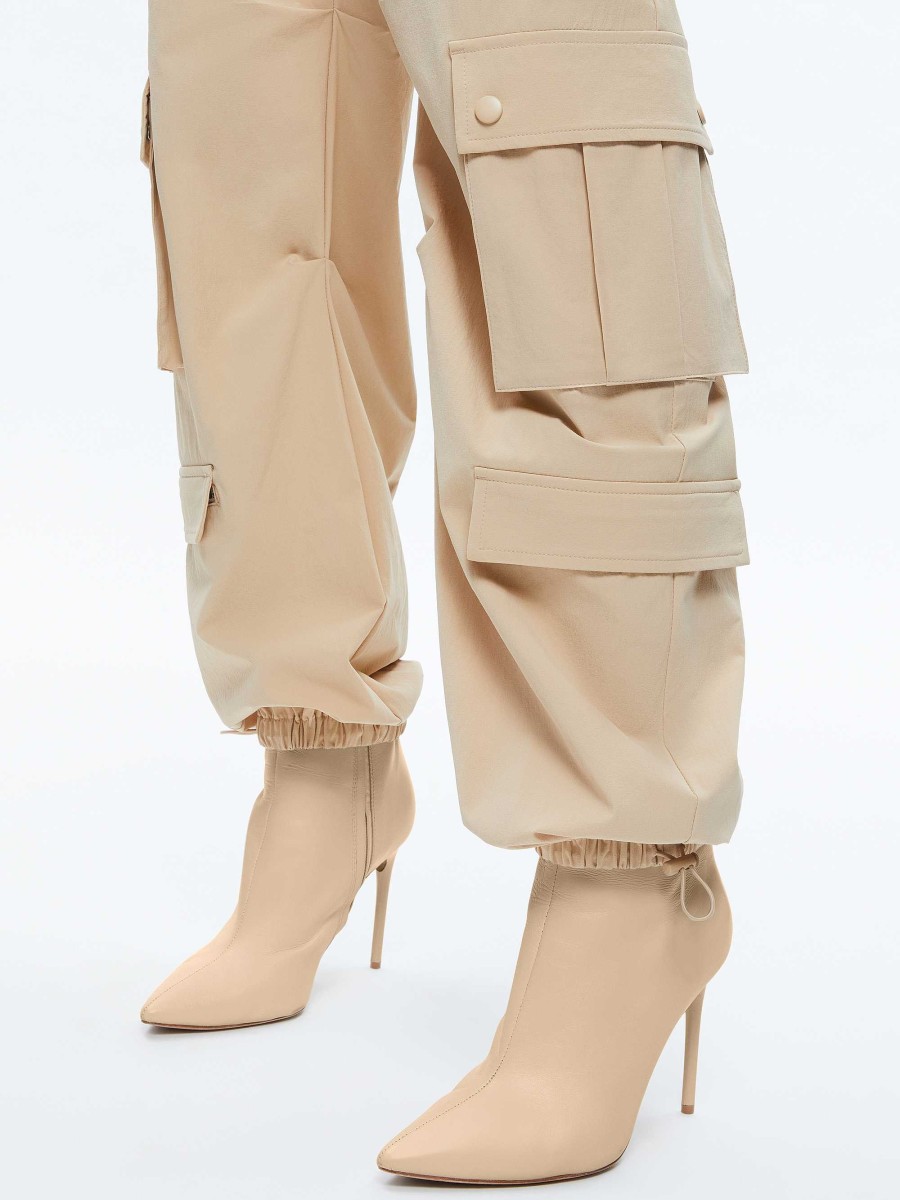 Alice and Olivia Shara Mid Rise Parachute Cargo Pants | Pants