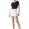 Alice and Olivia Cady High Waisted Leather Short | Shorts