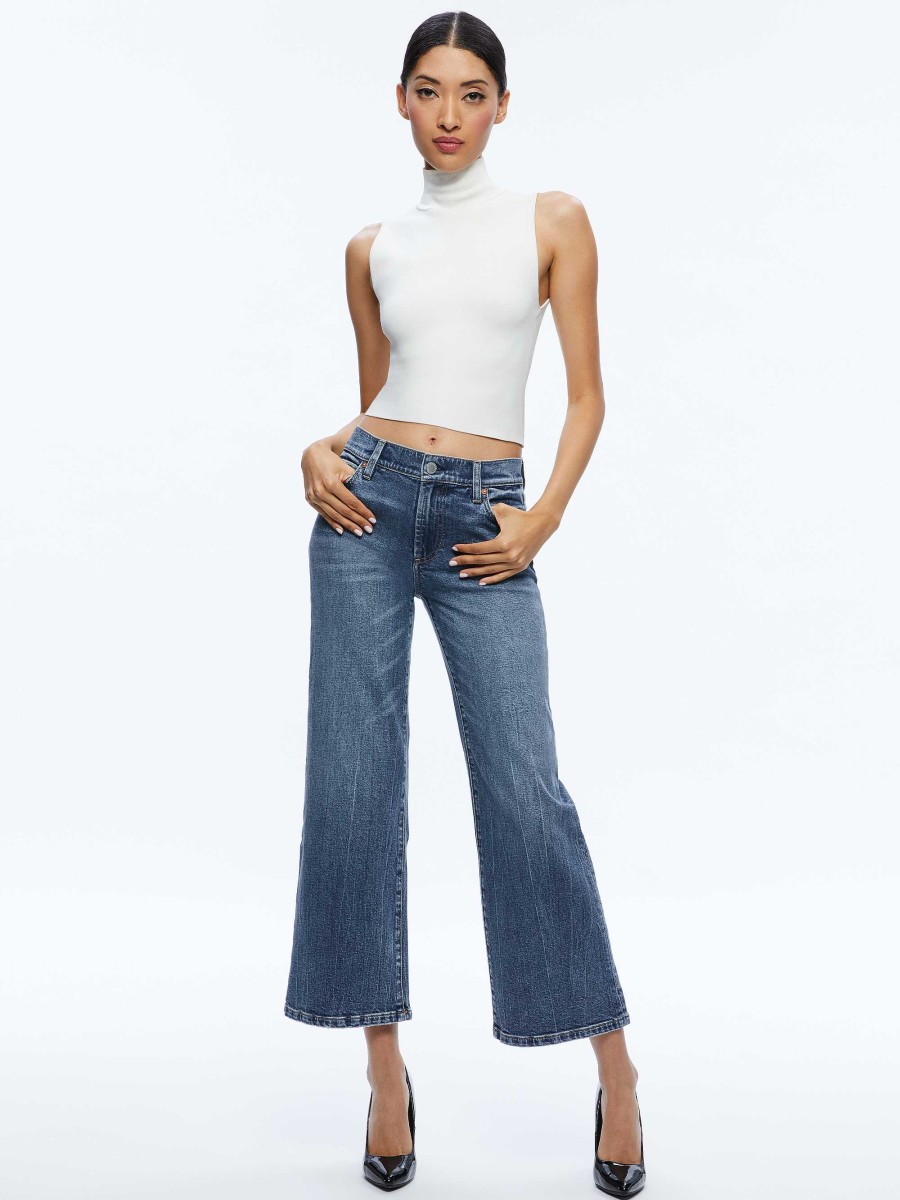 Alice and Olivia Roxie Kick Flare Jean | Pants