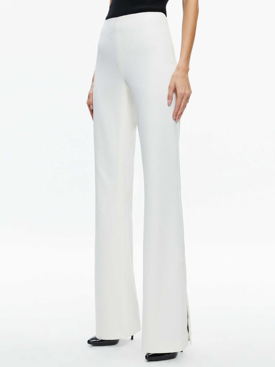 Alice and Olivia Lara Side Slit Pant | Pants