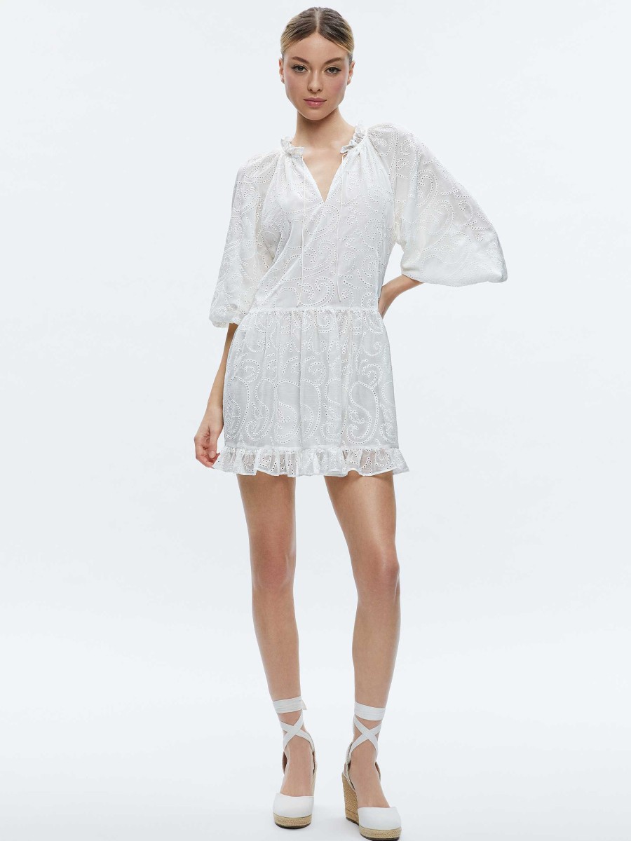 Alice and Olivia Sherrie Gathered Tunic Dress | Dresses