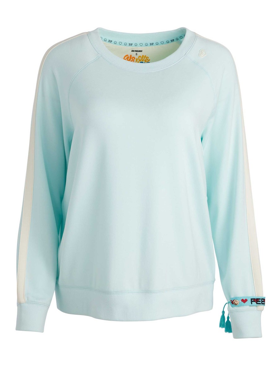 Alice and Olivia A+O X Big Feelings Alli Slouchy Crewneck | Loungewear