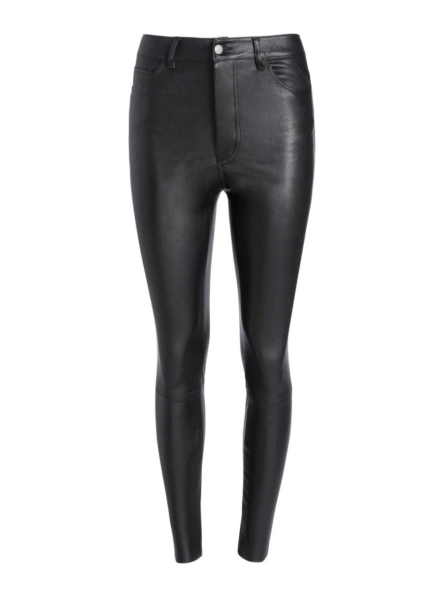 Alice and Olivia Mikah Single Button Leather Pant | Pants