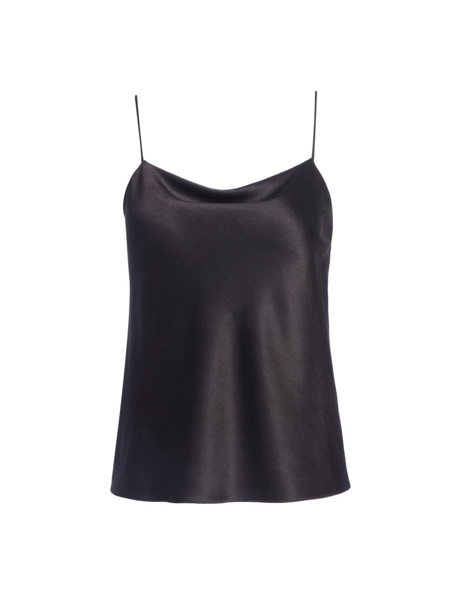 Alice and Olivia Harmon Drapey Slip Tank | Tops