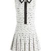 Alice and Olivia Ellis Tweed Box Pleat Dress | Dresses