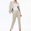 Alice and Olivia Nicky Chino Waistband Slim Ankle Pant | Pants