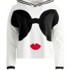 Alice and Olivia Oscar Staceface Hoodie | Sweaters