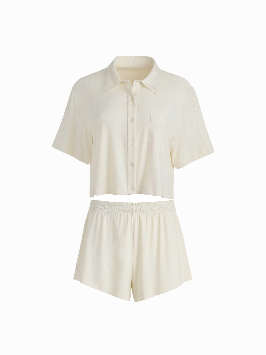 Alice and Olivia A+O X Big Feelings Madden Short Sleeve Set | Loungewear