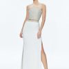 Alice and Olivia Ceresi Embellished Crop Top + Marilynn Embellished Maxi Skirt | Matching Sets