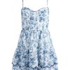 Alice and Olivia Daisy Tiered Ruffle Mini Dress | Dresses