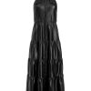 Alice and Olivia Miranda Vegan Halter Neck Tiered Midi Dress | Dresses