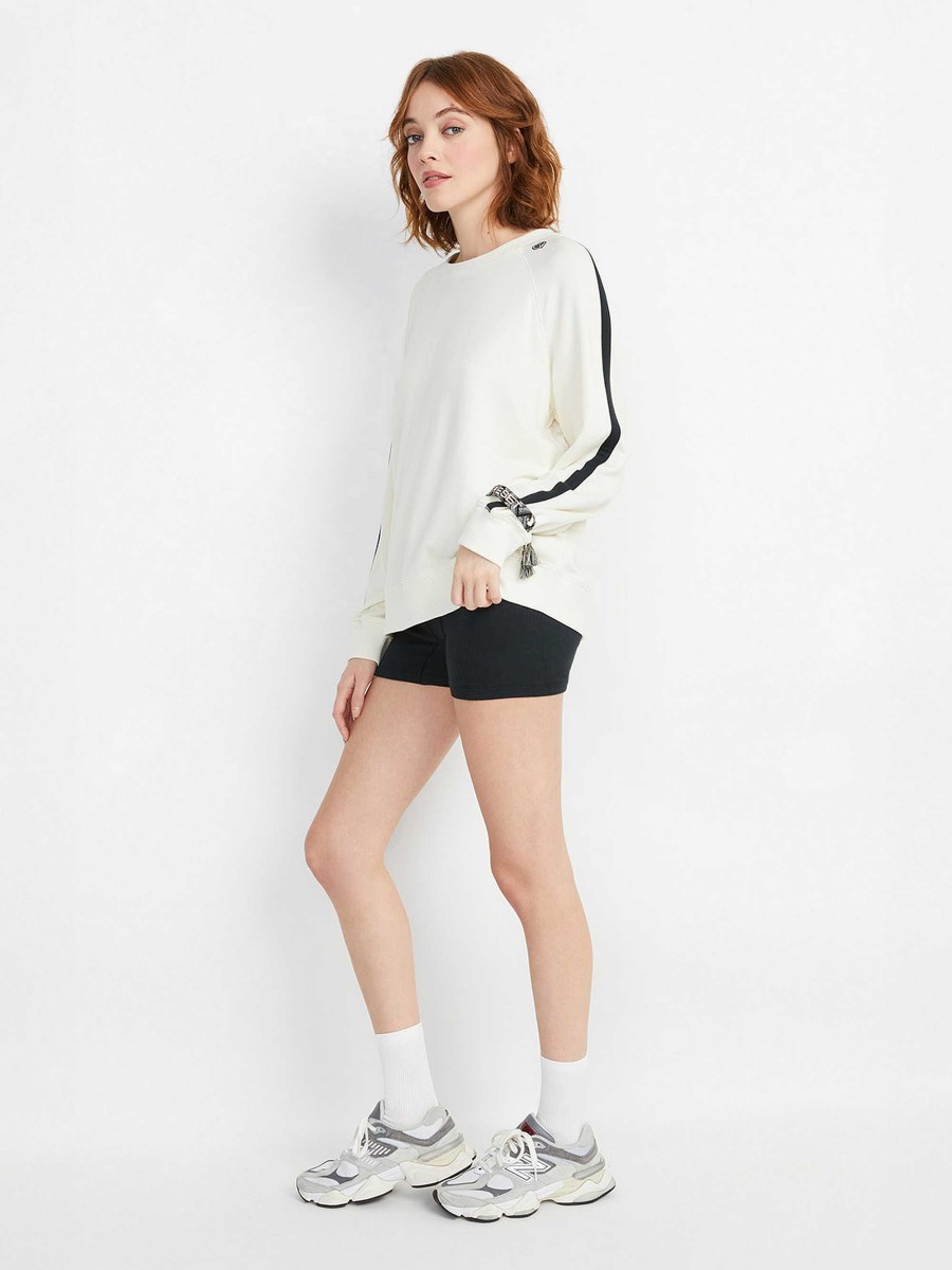 Alice and Olivia A+O X Big Feelings Alli Slouchy Crewneck | Loungewear