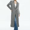 Alice and Olivia Colley Long Tweed Coat | Jackets + Coats