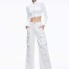 Alice and Olivia Joette Vegan Leather Cargo Pant | Pants