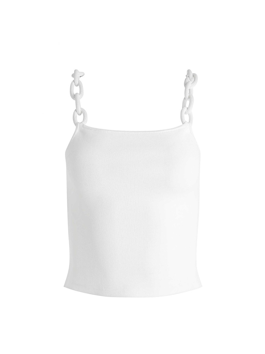 Alice and Olivia Gretel Looped Strap Tank | Tops