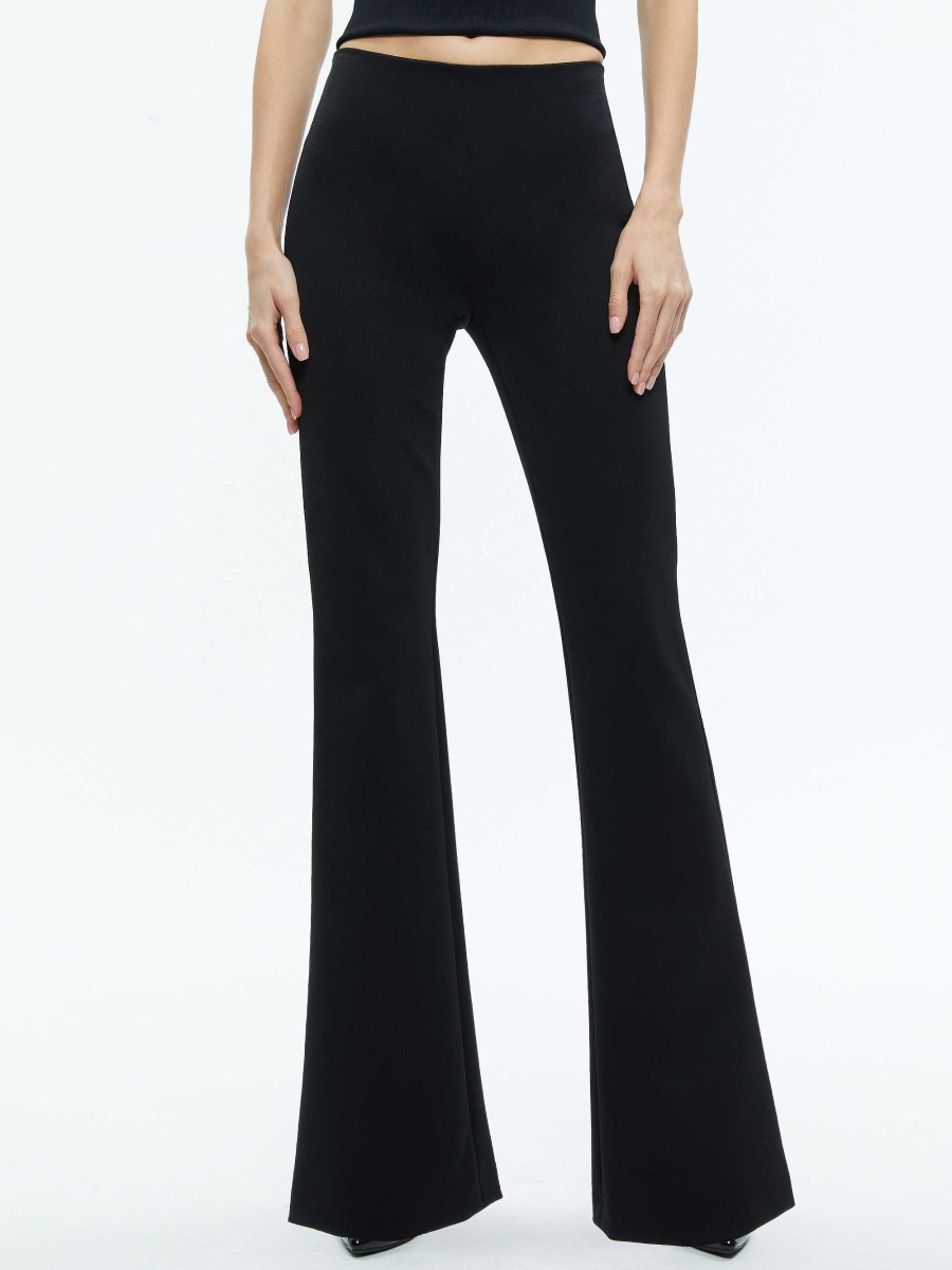 Alice and Olivia Rmp Back Zip Bootcut Pant | Pants