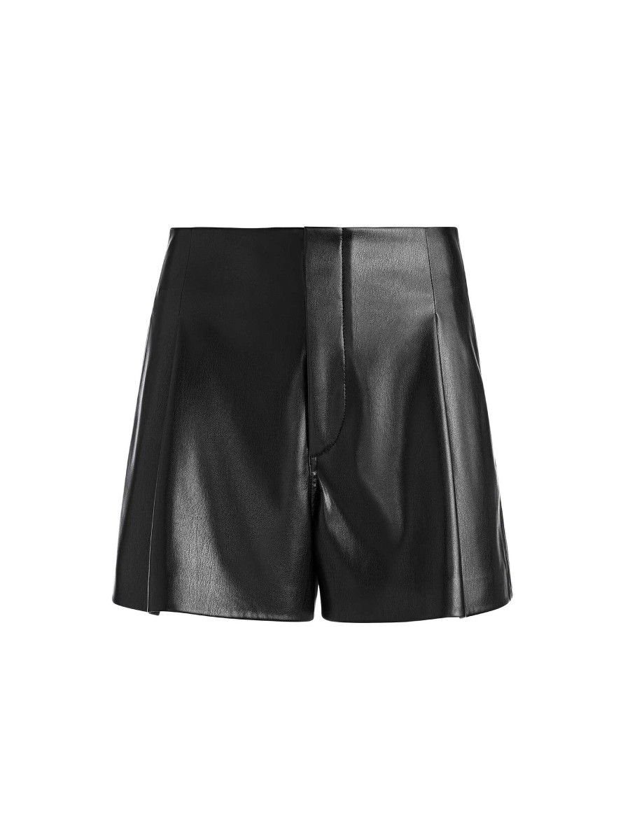 Alice and Olivia Steffie Vegan Leather Short | Shorts