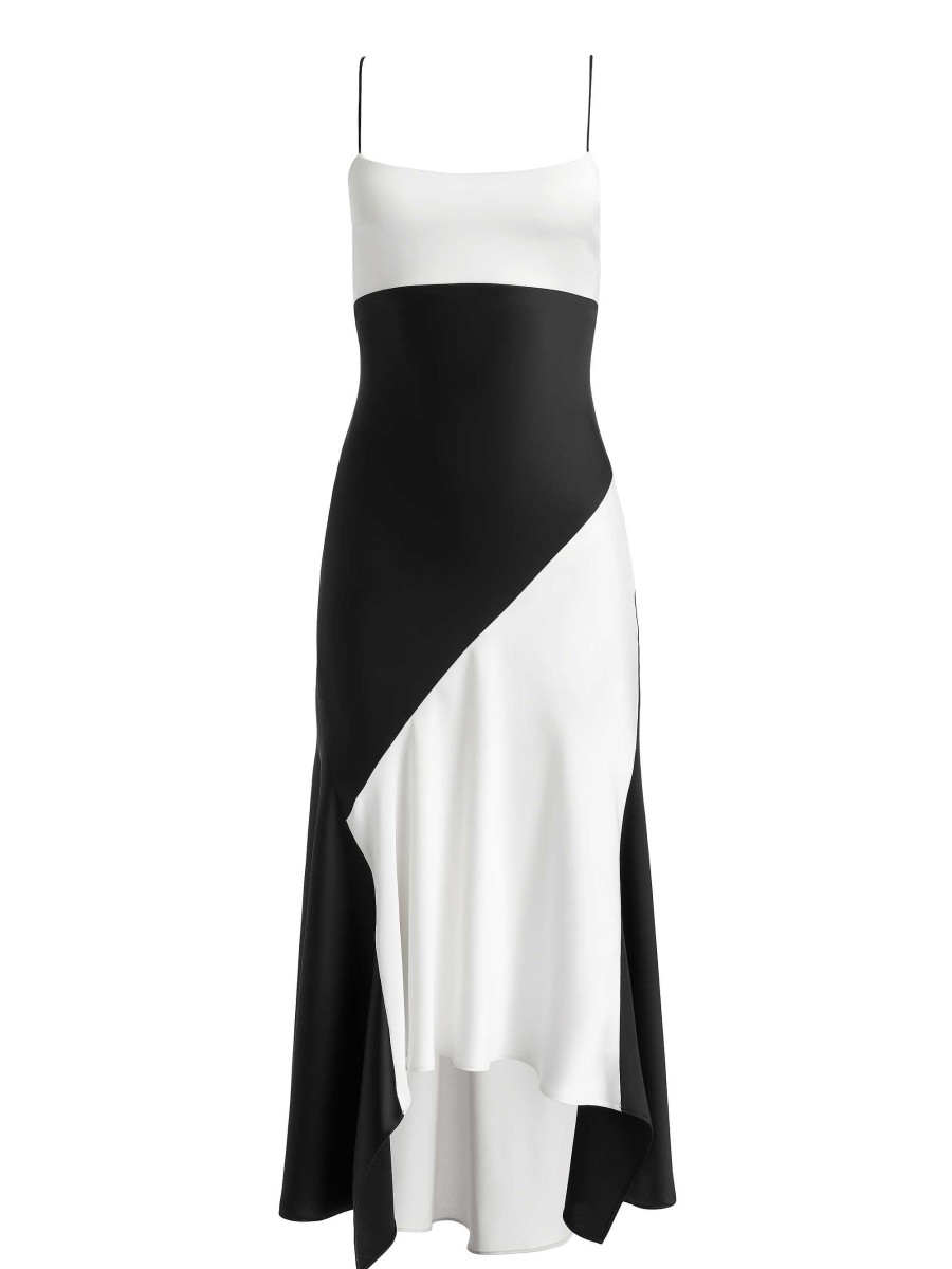 Alice and Olivia Rosa Asymmetrical Slip Dress | Dresses