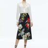 Alice and Olivia Maeve Midi Slip Skirt | Skirts