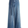 Alice and Olivia Harriet Wide Leg High Rise Paperbag Jean | Pants