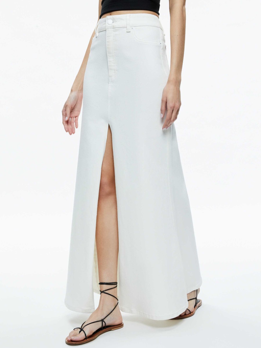 Alice and Olivia Rye High Rise Maxi Skirt | Skirts