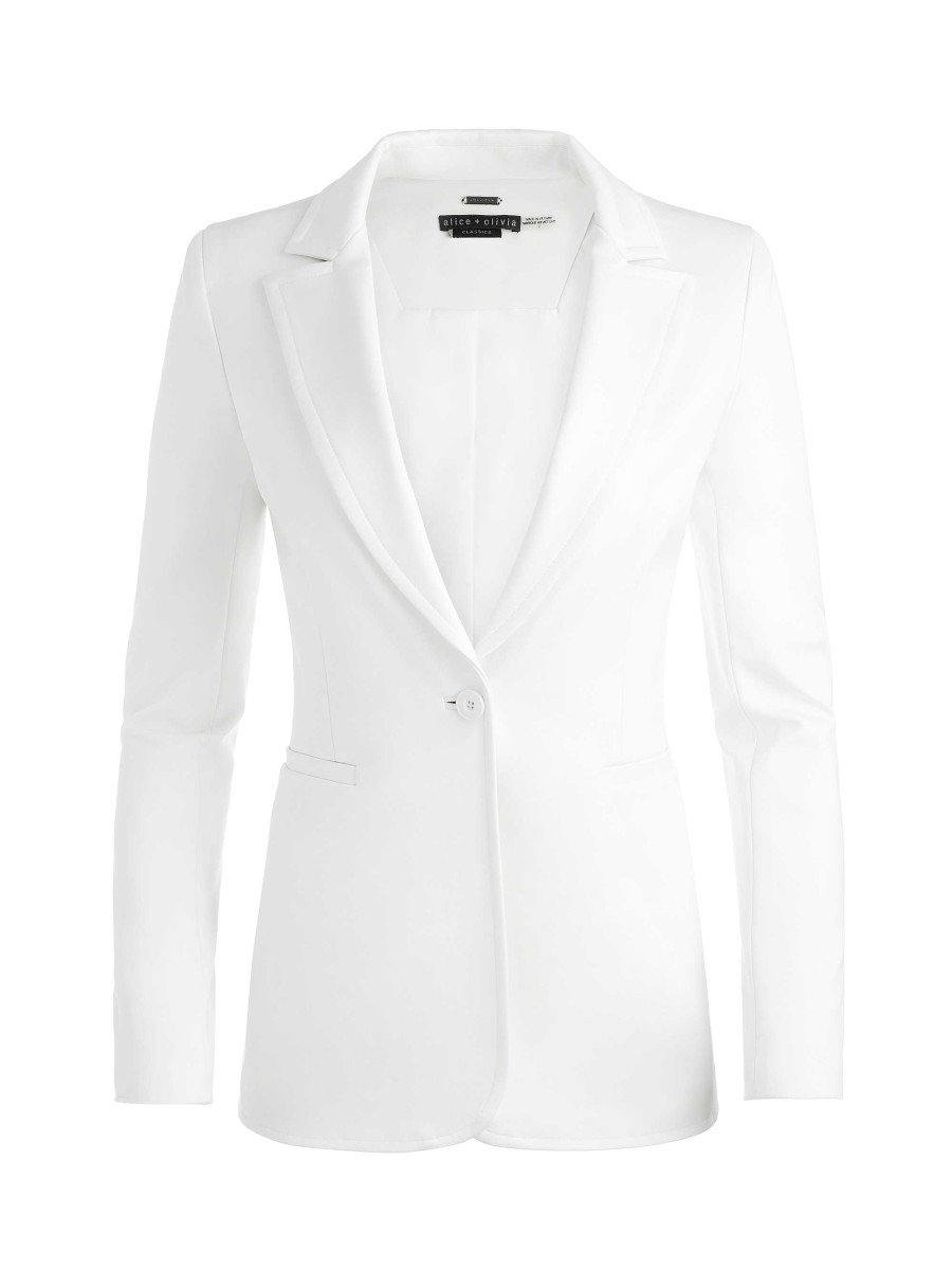 Alice and Olivia Breann Fitted Blazer | Jackets + Coats