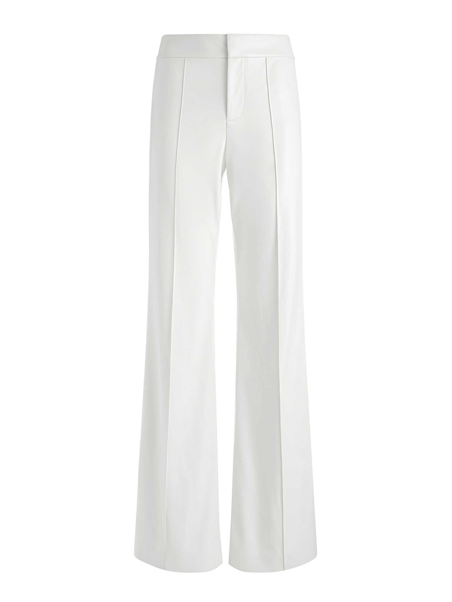 Alice and Olivia Dylan Vegan Leather Wide Leg Pant | Pants