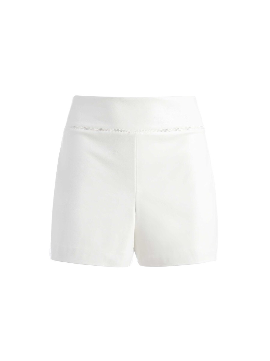 Alice and Olivia Donald Vegan Leather Short | Shorts