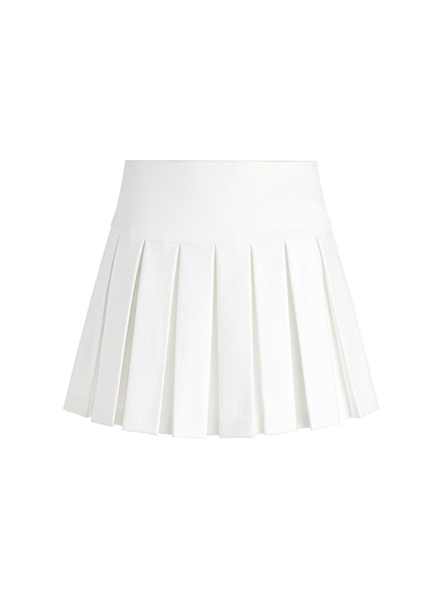 Alice and Olivia Emilie Box Pleat Mini Skirt | Skirts