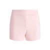 Alice and Olivia Mara Crossover Waistband Clean Short | Shorts