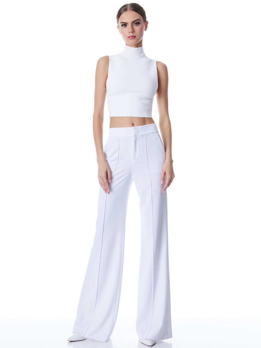 Alice and Olivia Dylan High Waisted Wide Leg Pant | Pants