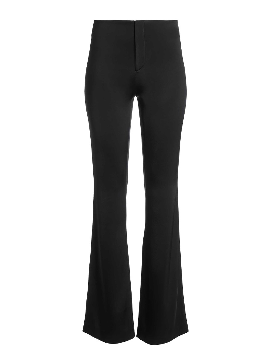 Alice and Olivia Teeny Satin Bootcut Pant | Pants