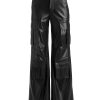 Alice and Olivia Joette Vegan Leather Cargo Pant | Pants