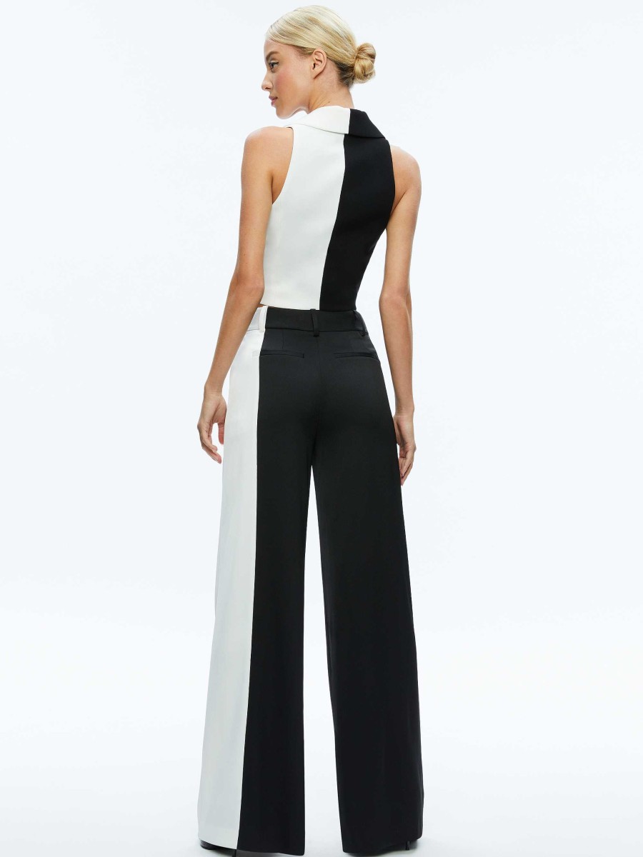 Alice and Olivia Pompey Color Block Pant | Pants