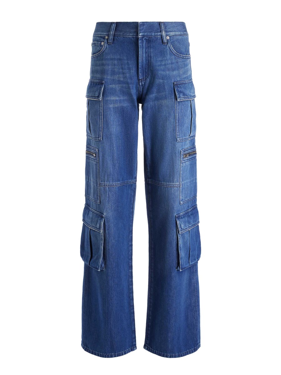 Alice and Olivia Cay Baggy Cargo Jeans | Pants