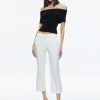 Alice and Olivia Janis Low Rise Cropped Flare Pant | Pants