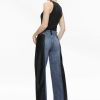 Alice and Olivia Trish Vegan Leather Baggy Jean | Pants